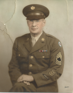 M/Sgt Clyde S. Shuey in an undated photo.