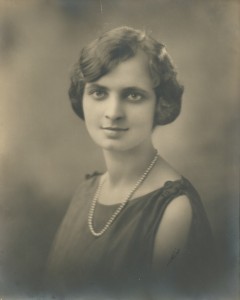 Emma Weaver as a young lady.