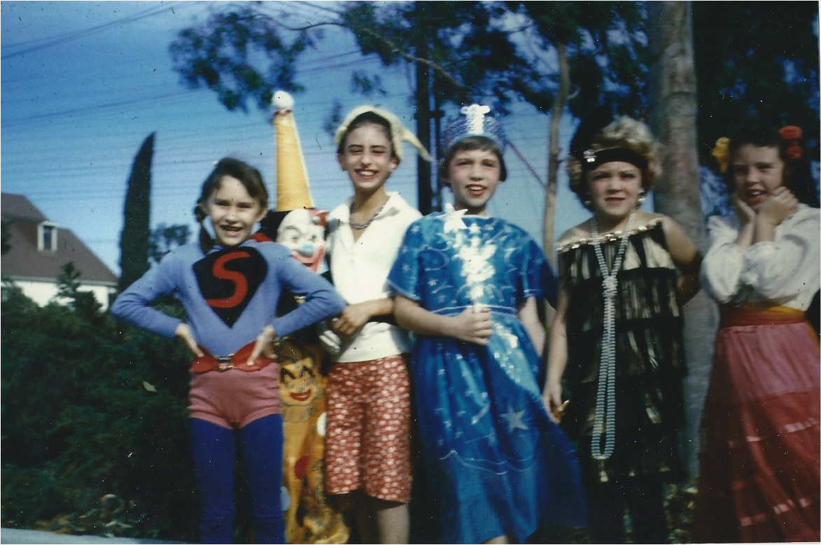Wells School Halloween Day 1959